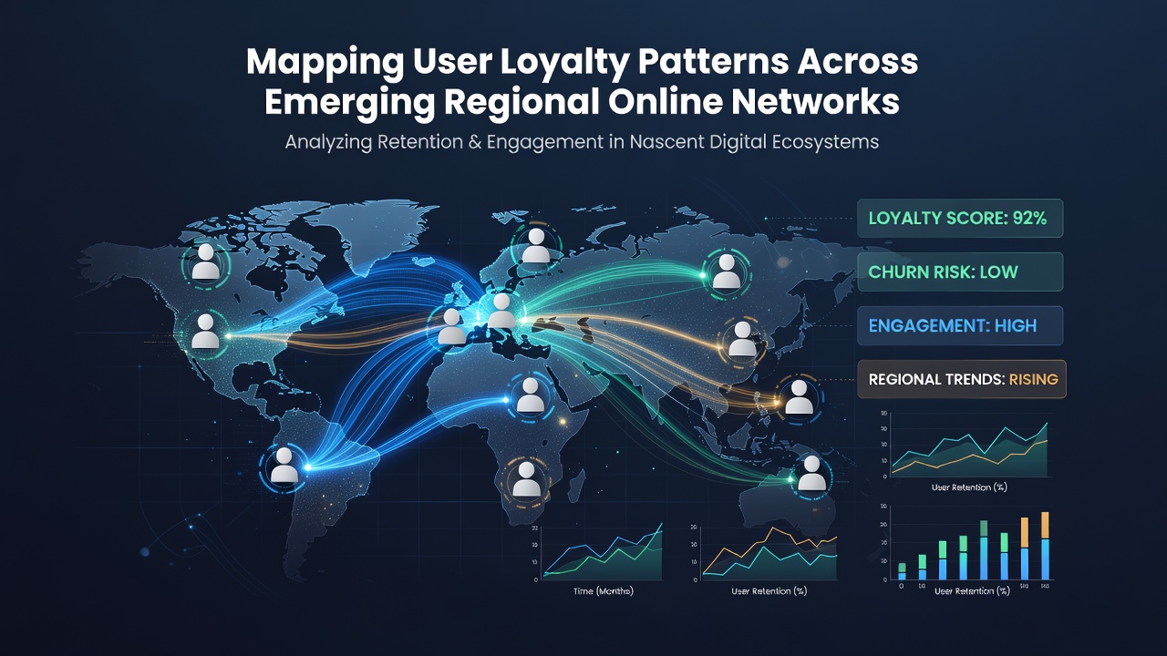 Mapping User Loyalty Patterns Across Emerging Regional Online Networks