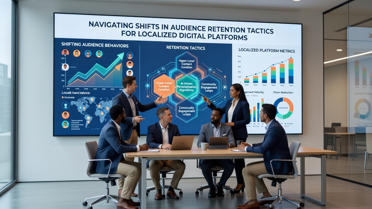 Team analyzing user feedback and regional engagement patterns on a localized platform interface